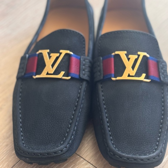 Men's LV Monte Carlo Black Suede moccasins (US 11) - Picture 3 of 5